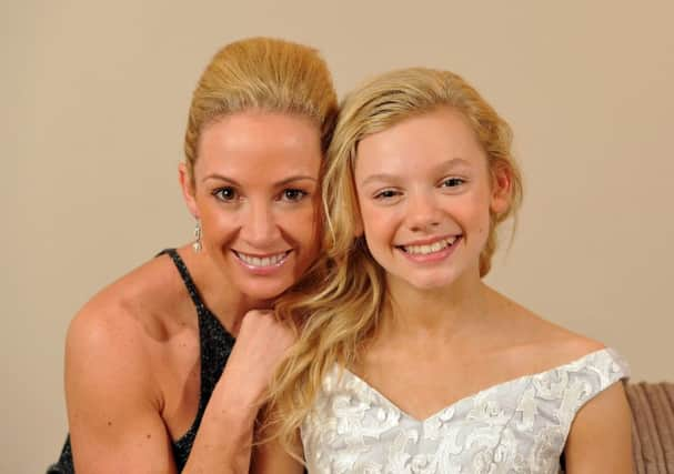 10 February 2016.......   Robyn Morrison applies make up to her daughter Halle-Blu who has won a National Pageant off to USA to represent UK . The family live at Lightcliffe near Halifax. Picture Tony Johnson