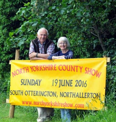 Len and Vivienne Cragg joint presidents of the North Yorkshire County Show.   Picture: Jonathan Gawthorpe