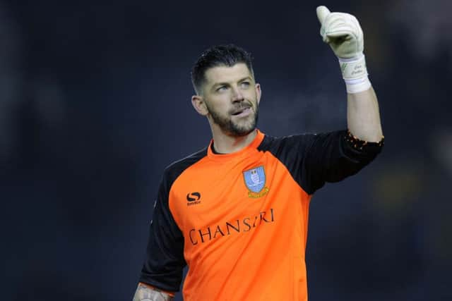 Keiren Westwood was in fine form for Sheffield Wednesday against Barnsley (Picture: Steve Ellis).