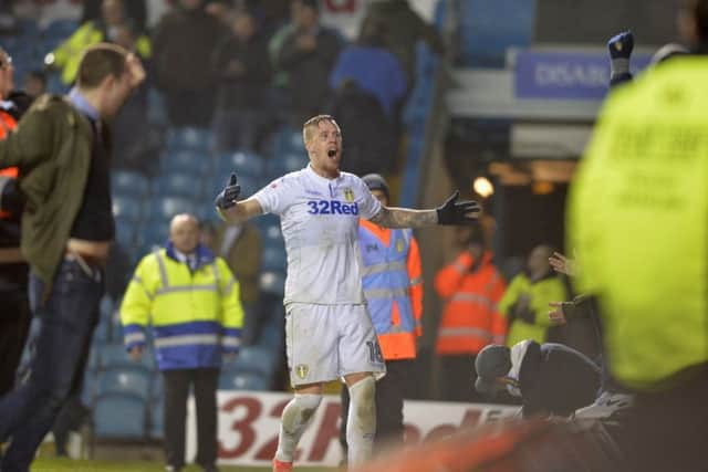 GET IN: Pontus Jannson celebrates Souleymane Doukara's penalty.  Picture: Bruce Rollinson