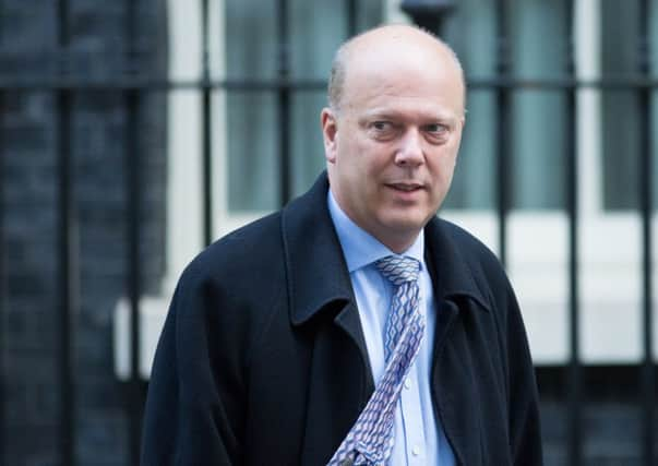 Transport Secretary Chris Grayling