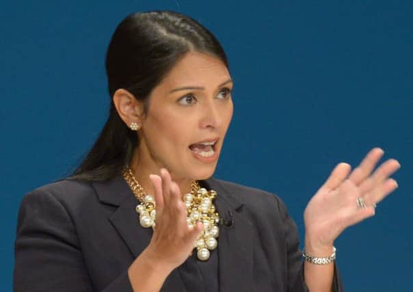 International Development Secretary Priti Patel.