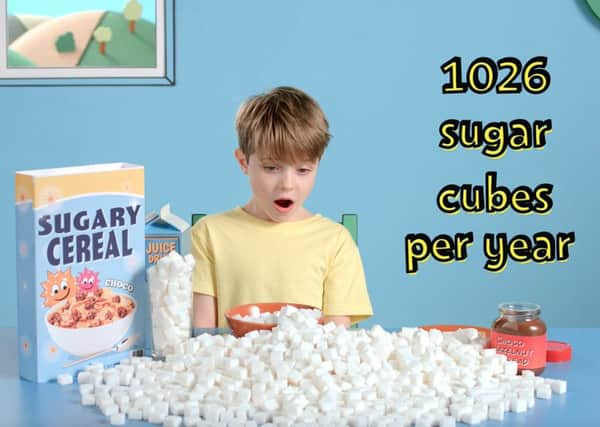 Sugar-laden breakfasts mean that the nation's children are consuming half of their daily sugar allowance before they even start school.