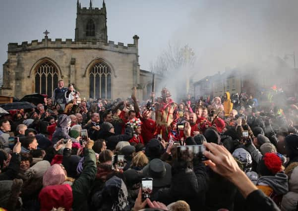 The Haxey Hood is played out on the Isle of Axholme