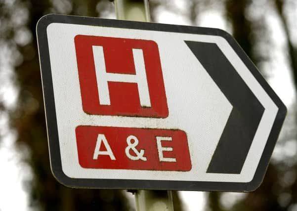 Hospital A&E units are under immense pressure.