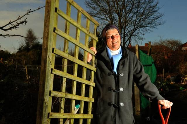 Angela Johnson, chairwomen of the Low Moor Allotments Association.