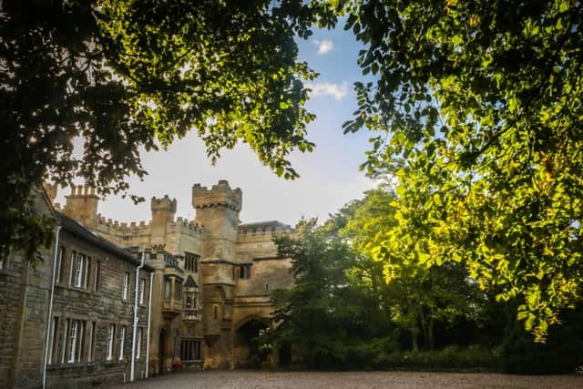 The hall dates back to the 13th century and is a mix of architecural styles ranging from Elizabethan to Georgian and Victorian.