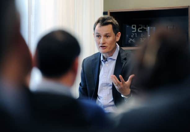 A panel of industry experts gather at PricewaterhouseCoopers in Leeds to discuss likely trends in retailing in 2017.Pictured Rob McWilliam (Innovation).
27th January 2017.
Picture : Jonathan Gawthorpe