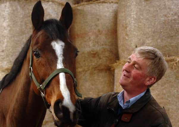 Keith Reveley with Rambling Minster who provided him with one of his finest moments. (Picture: Mike Cowling).