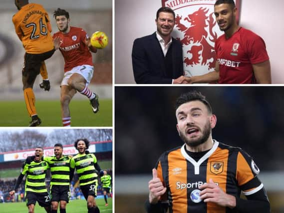 Alex Mowatt, Robert Snodgrass, Izzy Brown and Rudi Gestede were involved in big transfer deals in January