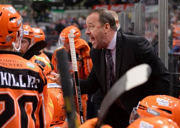 Sheffield Steelers' head coach Paul Thompson