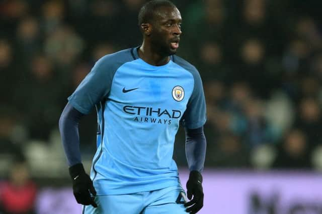 Manchester City's Yaya Toure.