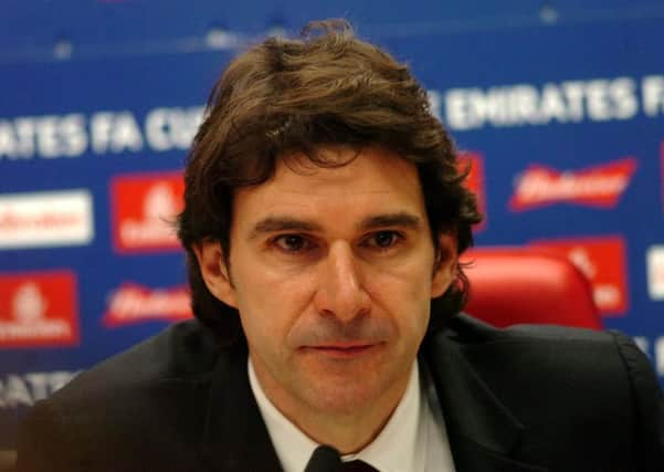 Middlesbrough head coach Aitor Karanka.