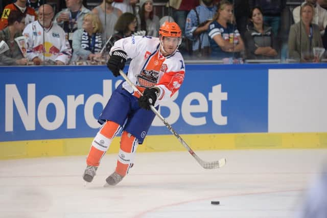 Sheffield Steelers' Andreas Valdix. Picture: Dean Woolley.