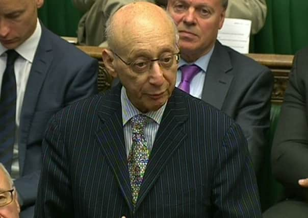 Sir Gerald Kaufman, who died this week.