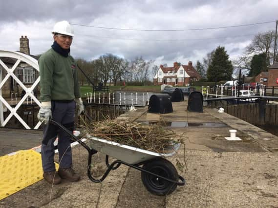 Gurkhas have been helping out at at Naburn Lock near York