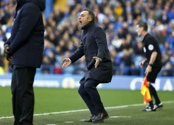 Sheffield Wednesday boss, Carlos Carvalhal.