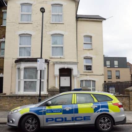 The scene in Wilberforce Road, near Finsbury Park, in north London. Picture: Victoria Jones/PA Wire