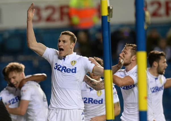 Leeds United striker Chris Wood