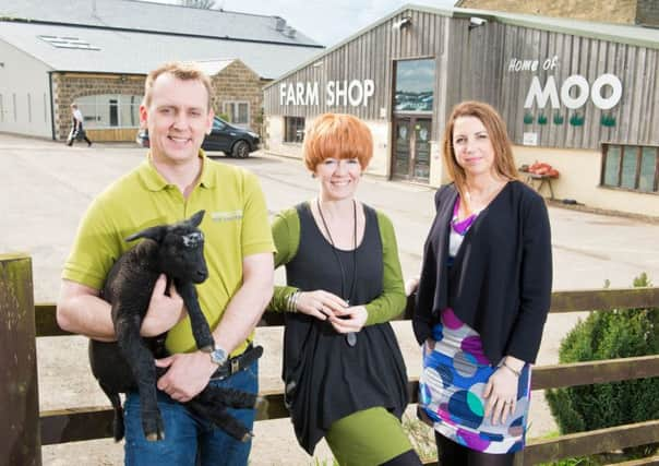 From left, Rob and Heather Copley with Lindsay Crooks, senior relationship manager with RBS.   Picture by Richard Walker/ImageNorth