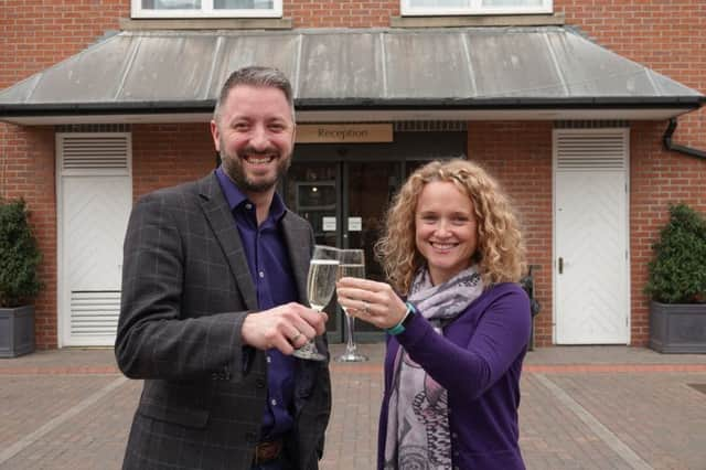 Monkbar Hotels general manager Graham Usher and sales manager Nikki Brannan.