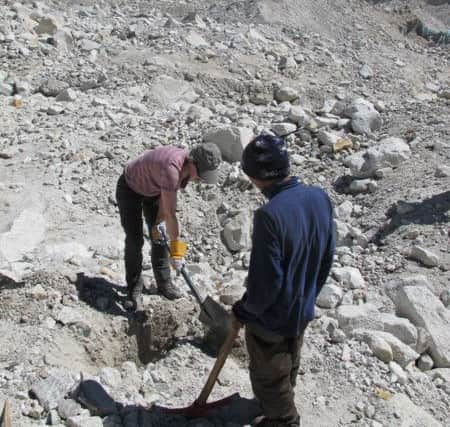 Dr Duncan Quincey on a 2015 research expedition to Khumbu