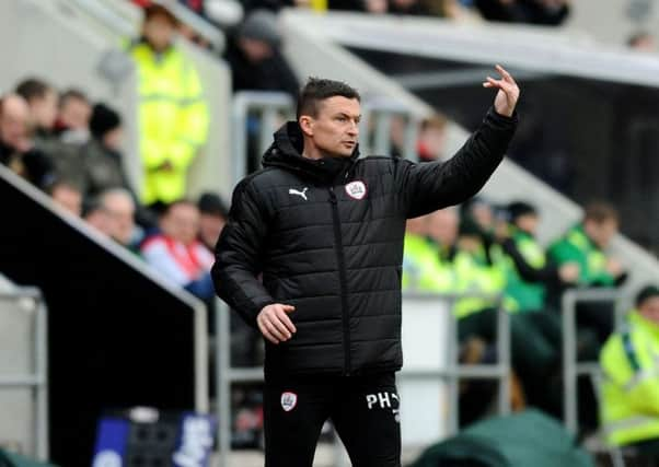 Barnsley boss Paul Heckingbottom.
 Picture: Jonathan Gawthorpe