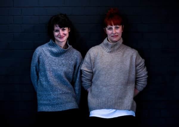 Helen Goalen and Abbi Greenland of RashDash, whose latest production The Darkest Corners comes 40 years on from the UK's first Reclaim the Night march in Leeds. Picture by James Hardisty.