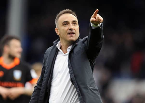 Sheffield Wednesday's head coach Carlos Carvalhal (Picture: Steve Ellis).