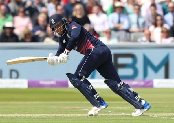 England's Jonny Bairstow on his way to scoring 72  at Lord's on Sunday. Picture: John Walton/PA