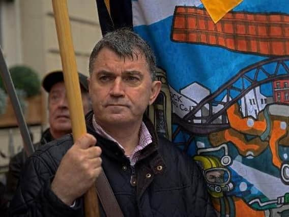 RMT union leader Mick Cash