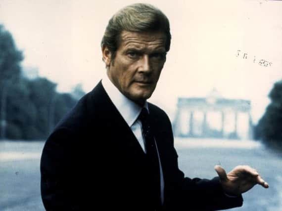 Sir Roger Moore in his Bond heyday