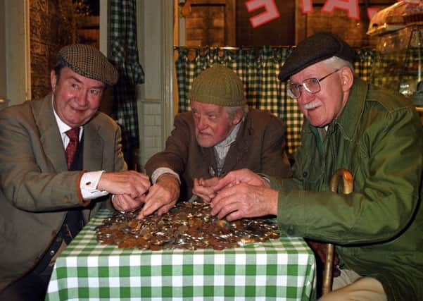 Peter Sallis, left, played Clegg in Last of the Summer Wine.