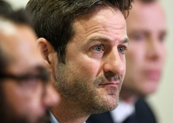 New Leeds United head coach Thomas Christiansen at Elland Road on Monday (Picture: Bruce Rollinson).