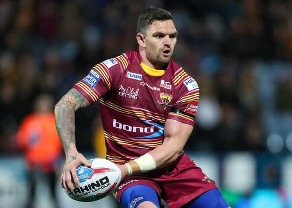 Huddersfield's Danny Brough in action.