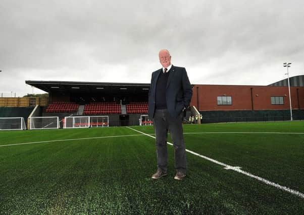 Trevor Bull at the new Scarborough Sports Village