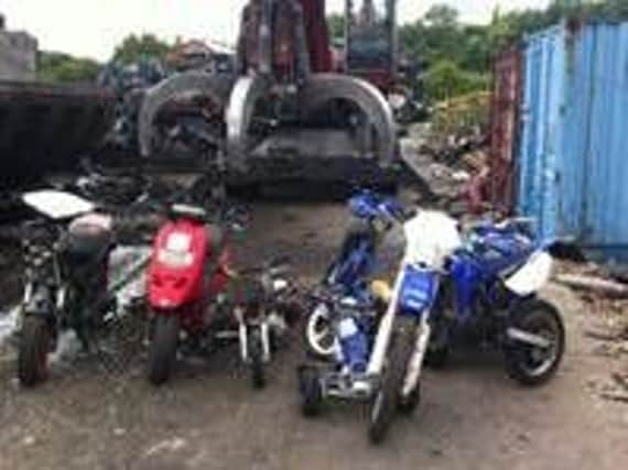 Bikes seized by police