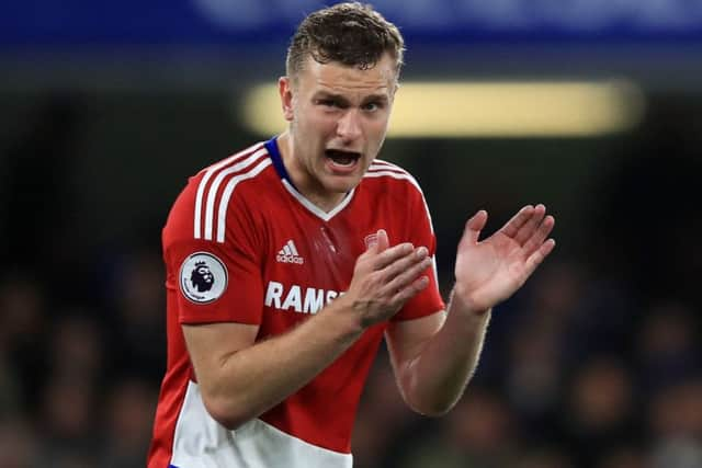 Star man: Middlesbrough's Ben Gibson.