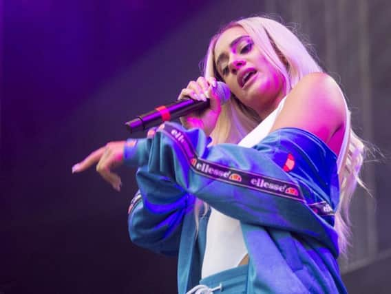 Sheffield girl band MO were in action at Devonshire Green. Picture: Dean Atkins