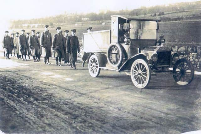 Surviving pictures of the First World War PoW camp in Skipton