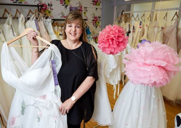 Dress sense: Jane Burbeary said she doesnt want brides to feel under pressure to conform to idealised images they see in the media. Picture: Porl Medlock