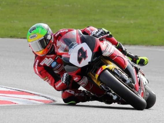 Knaresborough superbikes rider Dan Linfoot