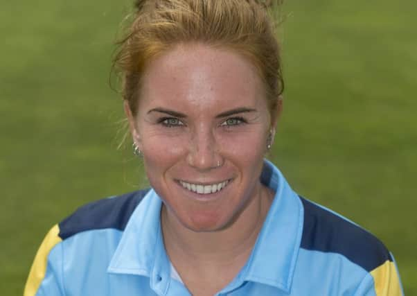 World Cup winner: Yorkshire Diamonds' Lauren Winfield.