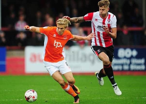 Joining Barnsley: Blackpool's Brad Potts.