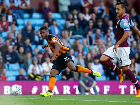 Frazier Campbell fires a shot goalwards (Photo: PA)