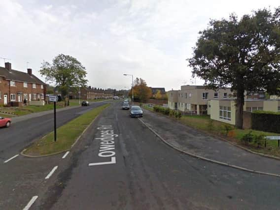 The bus was travelling on Lowedges Road, when the car being pursued emerged from Gresley Road and crashed into it.