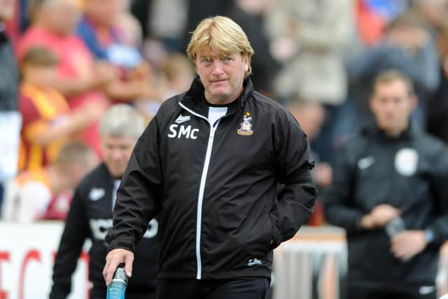 Bradford City boss Stuart McCall