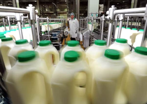 The bottling plant at Arla Foods, Stourton, Leeds.