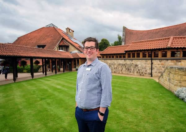 Feature on Martin House Hospice, Clifford, Michael Tatterson is pictured at the Hospice..24th August 2017 ..Picture by Simon Hulme