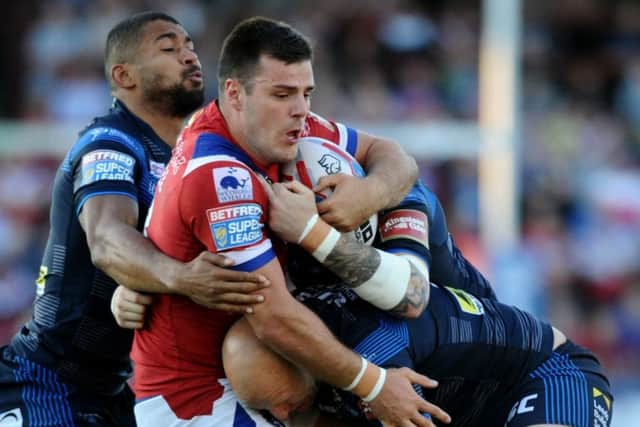 Wakefield Trinity's Joe Arundel.
 Picture: Jonathan Gawthorpe